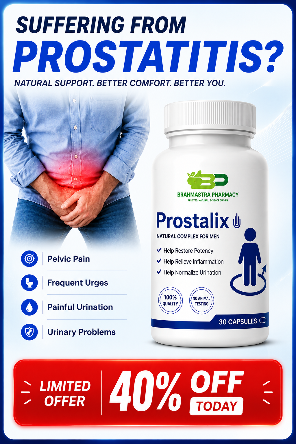 Prostalix 40% off offer